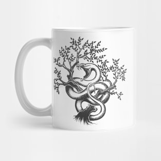 The Snake On a Tree Mug